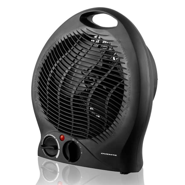 Electric Heater Fan 10.5 in. with Thermostat Control
