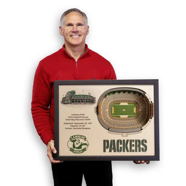 Adventure Furniture 24 NFL Green Bay Packers Round Distressed Sign  N0659-GBP - The Home Depot