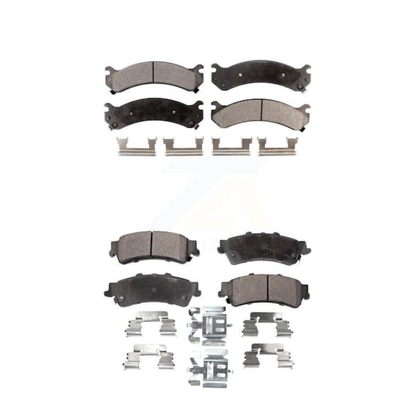 TEC Front Rear Ceramic Brake Pads Kit For Cadillac DeVille DTS Chevrolet Silverado 3500 GMC KTC-100389
