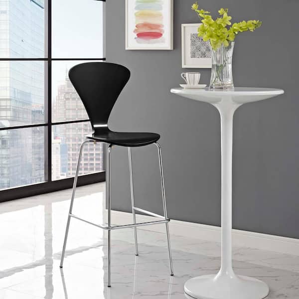 Passage 31 in. Black Bar Stool