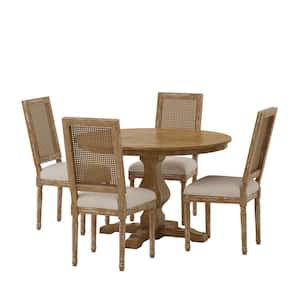 Ardyce 5-Piece natural and Beige Dining Set
