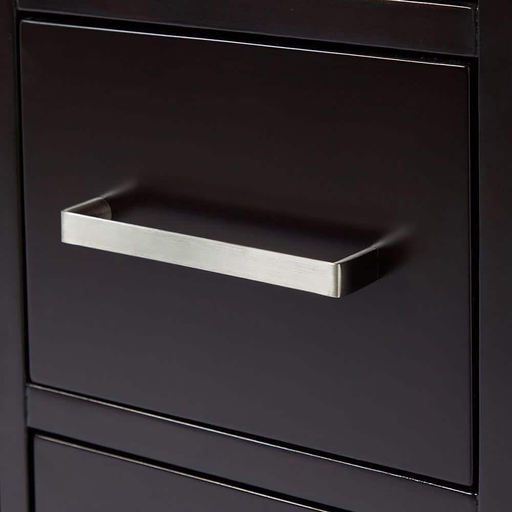 Espresso Wood Single Sink Bathroom Vanity with Carrara Marble Top