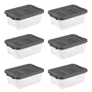16-Qt. Clear Storage Containers 6 Pack