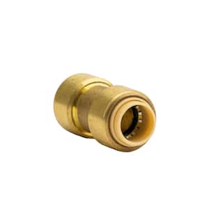 3/8 in. Push-to-Connect Brass Coupling Fitting