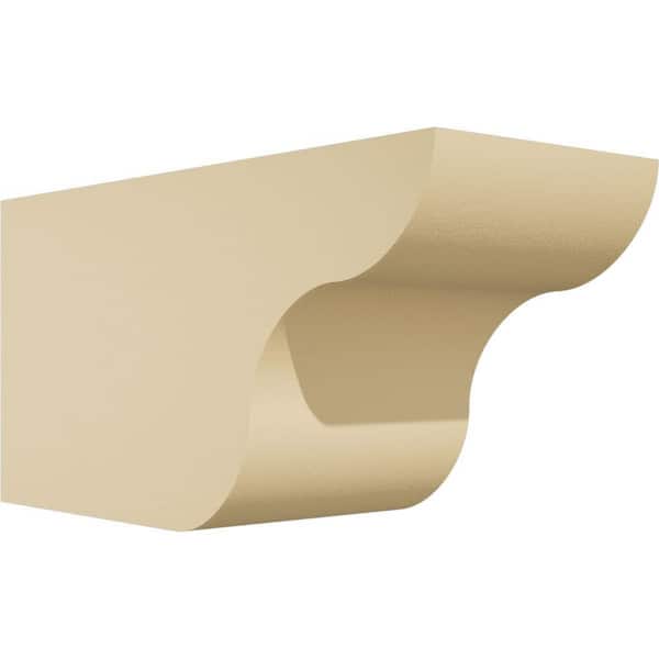 Ekena Millwork Standard Carmel 5 in. W x 6 in. H x 12 in. D Signature Urethane Rafter Tail Outlooker