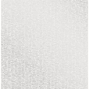 Fleur Silver Texture Strippable Wallpaper (Covers 56.4 sq. ft.)