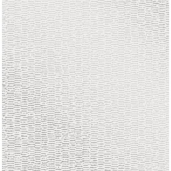 Advantage Fleur Silver Texture Silver Wallpaper Sample 2834-42241SAM ...