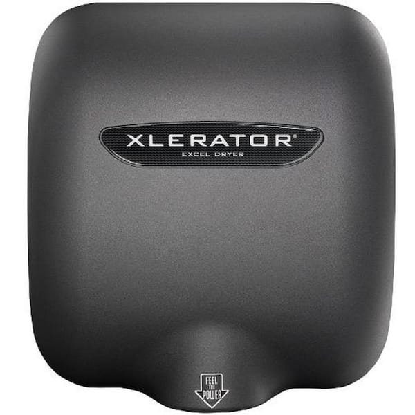 XLERATOR Automatic 110-120-Volt Electric Hand Dryer in Graphite With Noise Reduction Nozzle