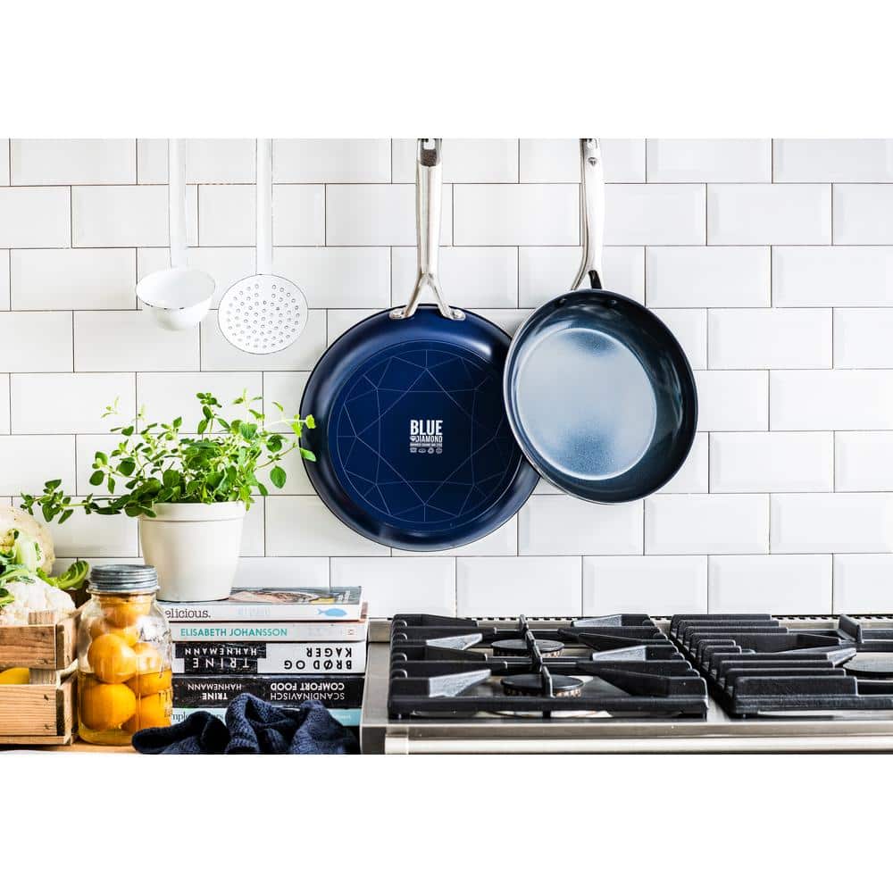 Blue Diamond 9.5" & 11" Nonstick Ceramic Frypan Set