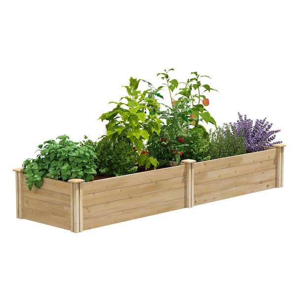 2 ft. x 8 ft. x 14 in. Original Cedar Raised Garden Bed