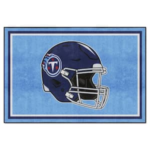 Tennessee Titans Blue 5 ft. x 8 ft. Plush Area Rug