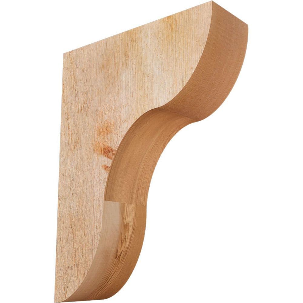 4 in. x 12 in. x 16 in. Western Red Cedar Carmel Rough Sawn Corbel price history on PriceWatchPro