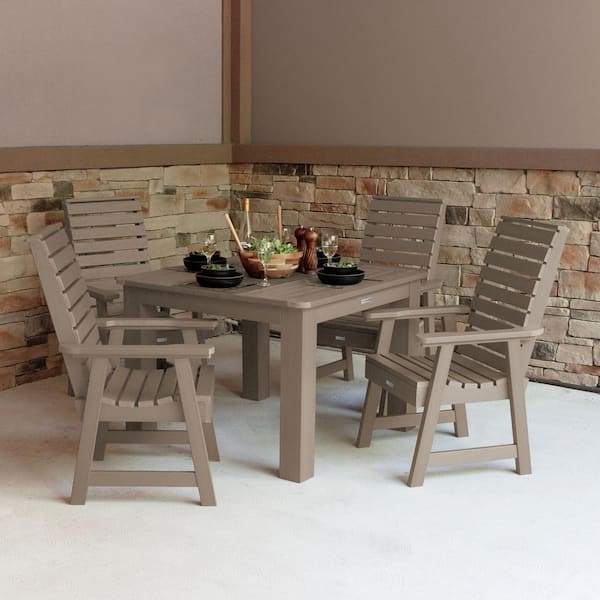 Highwood Weatherly 5-Pieces Square Dining Set