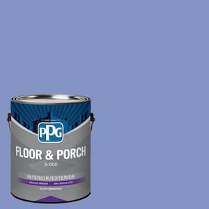 1 gal. PPG1245-5 Blue Hyacinth Satin Interior/Exterior Floor and Porch Paint