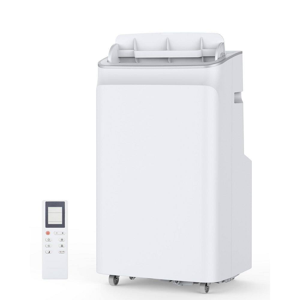 12000 BTU(DOE) 8150 BTU (SACC) Portable Air Conditioner Cools 500 Sq. Ft with Cooling, Fun, Dehumidifier in White price history on PriceWatchPro