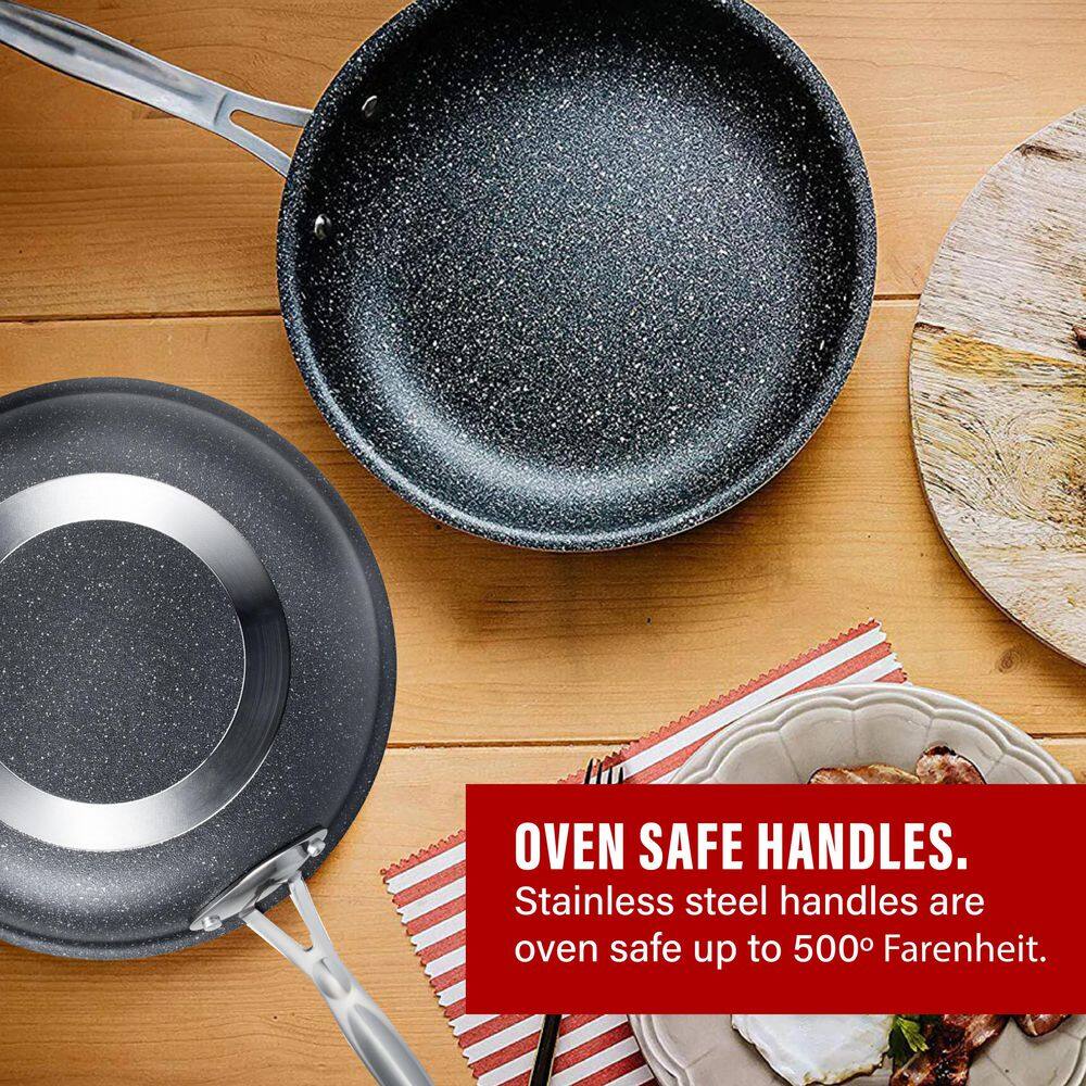 GraniteStone 12'' Black Non-Stick Aluminum Frying Pan