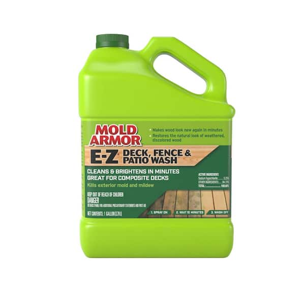 Mold Armor 1 Gal. E-Z Deck, Fence and Patio Wash, Kills Mold and Mildew