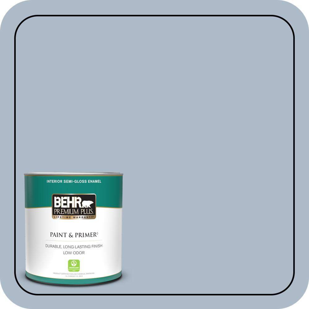 1 qt. #PPU15-16 Simply Blue Semi-Gloss Enamel Low Odor Interior Paint & Primer price history on PriceWatchPro