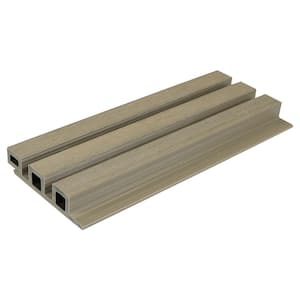 European Siding System 4.8 in. x 96 in. Composite Norwegian Board Siding in Roman Antique