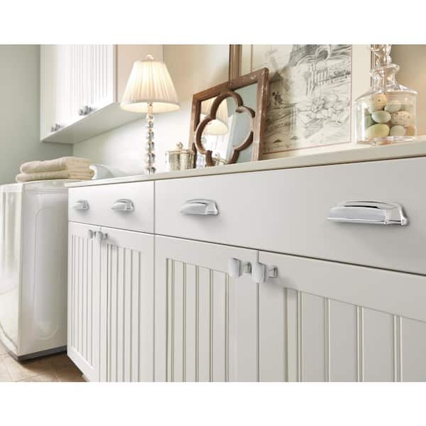 Stature 5-1/16 in. (128mm) Classic Polished Chrome Cabinet Cup Pull