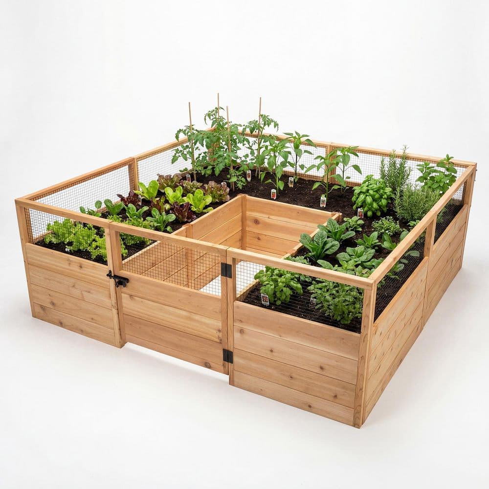 Outdoor Living Today 8 ft. x 8 ft. Garden in a Box RB88 - The Home