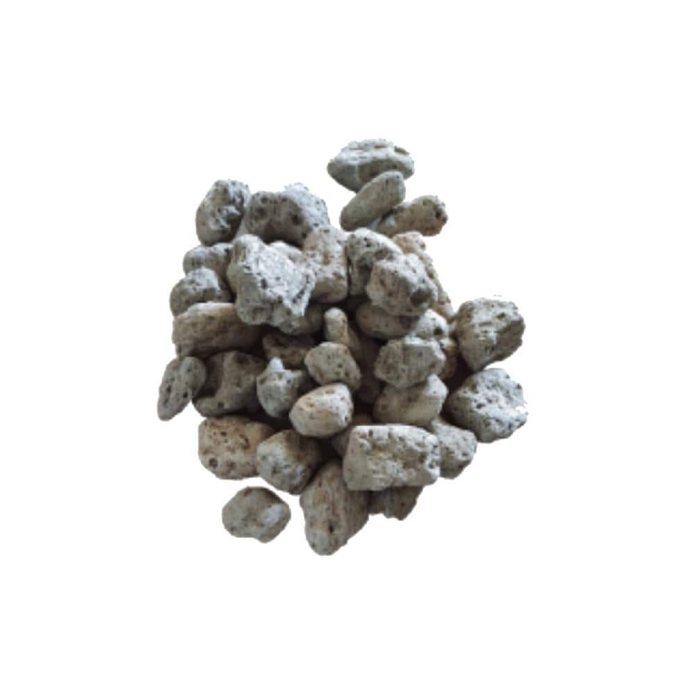 Round Black Gas Portable Camp Fire Pit with Pumice Stones