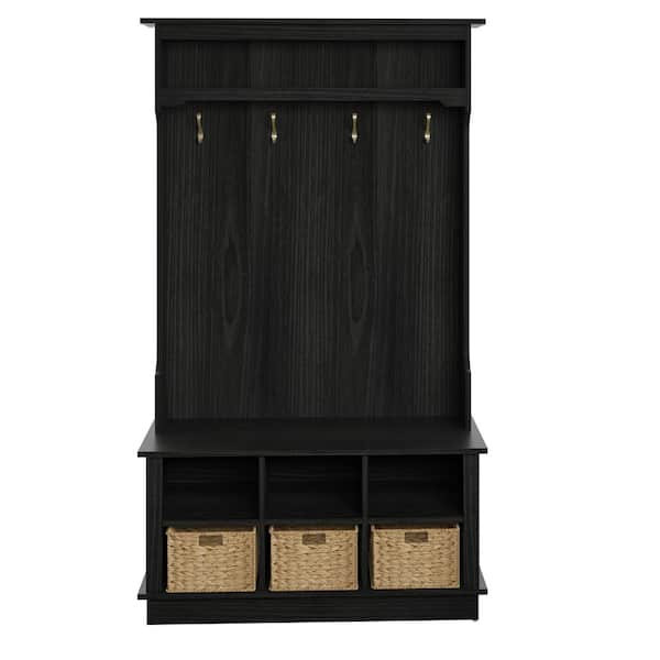 Have a question about Twin Star Home Black Hall Tree with Open Storage ...