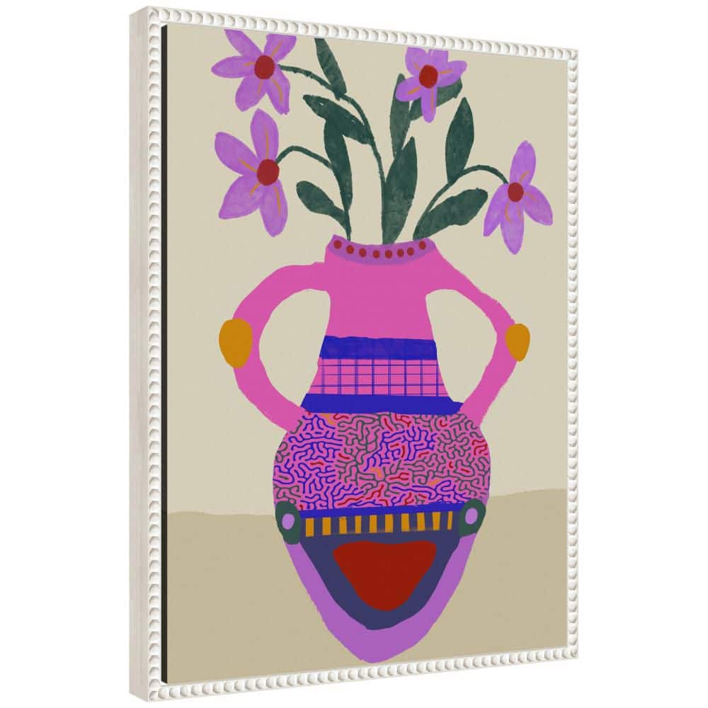 "Sylvie ""Petals of Passion"" by Inkheart Designs Abstract Framed Art Print 24 in. x 18 in." price history on PriceWatchPro