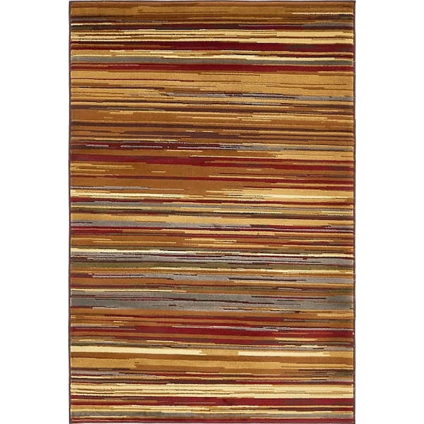 Unique Loom Barista Icatu Multi 4' 0 x 6' 0 Area Rug