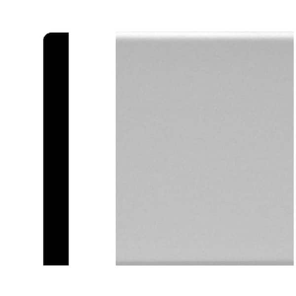 1/2 in. x  4 1/4 in. x  96 in. Primed MDF Baseboard Moulding (1-Piece − 8 Total Linear Feet)