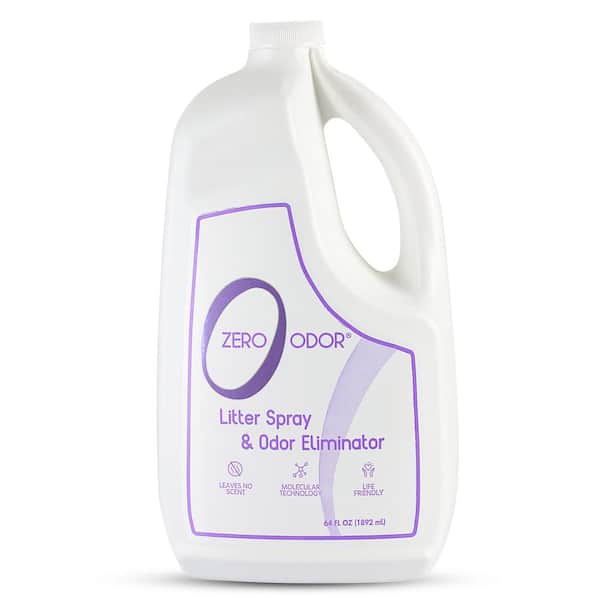 ZERO ODOR 64 oz. Litter Odor Eliminator Air Freshener Spray Refill