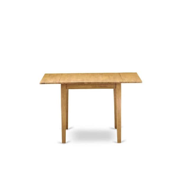 East West Furniture Set Cucina 3 Pezzi – Tavolo Rotondo Allungabile E 2 Sedie In Legno – Finitura Rovere - 2