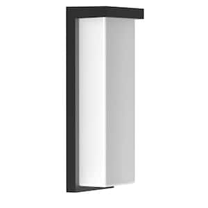 Altus Black Outdoor Hardwired Wall Sconce with Integrated LED 2640 Lumens