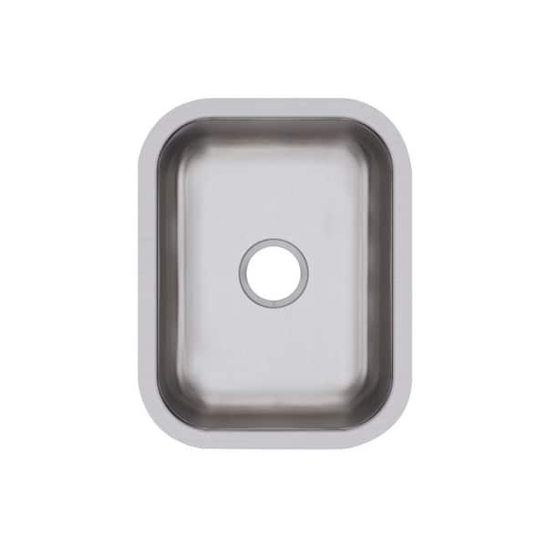 Dayton Undermount Stainless Steel 16 in. Single Bowl Bar Sink