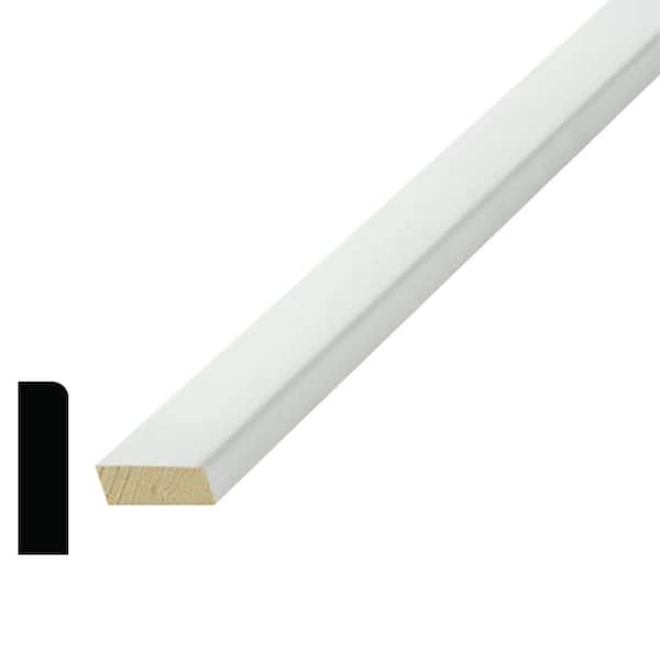 WM 877 7/16 in. x 1-1/4 in. Primed Pine Finger-Jointed Stop Moulding