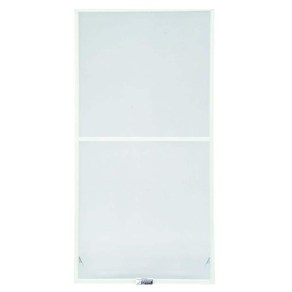 27-7/8 in. x 34-27/32 in. 200 and 400 Series White Aluminum Double-Hung Win