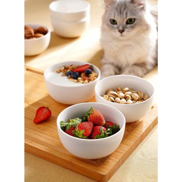 Wudkey 10 fl. oz. Ceramic Bowls Versatile for Cereal, Soup, Salad
