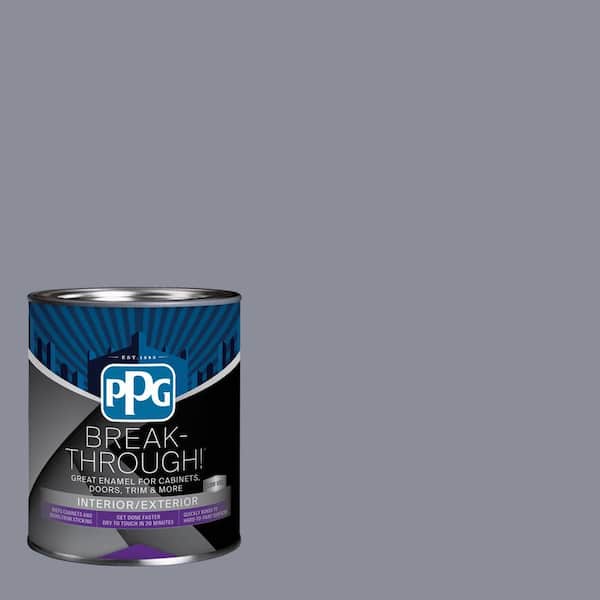Break-Through! 1 qt. PPG1043-5 Flannel Pajamas Semi-Gloss Door, Trim & Cabinet Paint