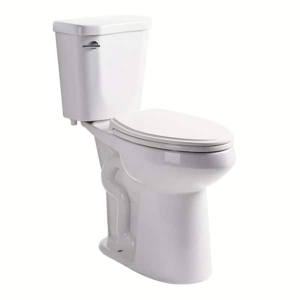 21 in. Extra Tall Toilet, White 2-Piece High Toilet with Elongated Bowl, Single Flush 1.28 GPF, Soft-Close Seat Included