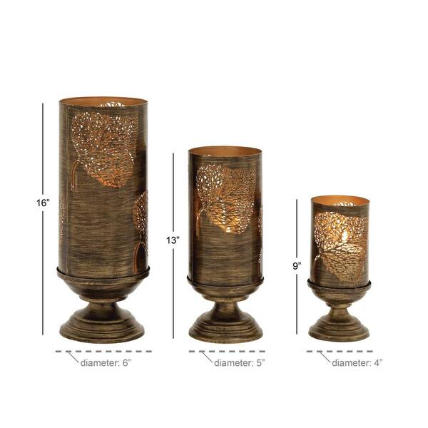 Candle Holders, Dark Bronze (Set of 5)