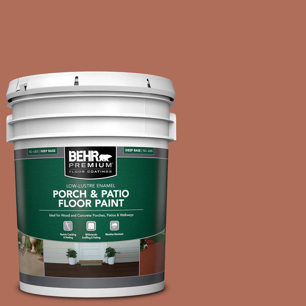 5 gal. #BXC-39 Sunset Orange Low-Lustre Enamel Interior/Exterior Porch and Patio Floor Paint price history on PriceWatchPro