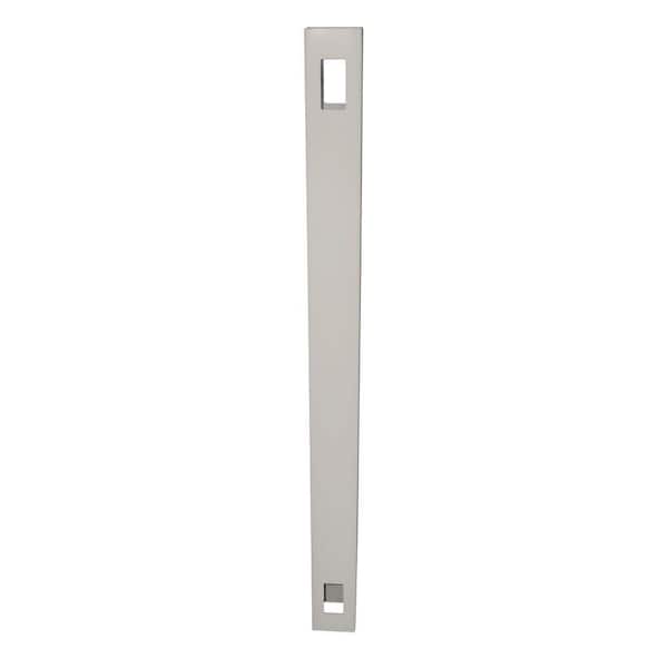 Weatherables 5x5x9 ft Beige Vinyl Fence End Post - Low Maintenance & Durable