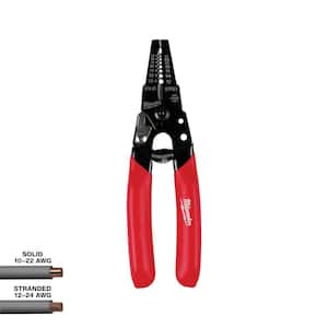 10-24 AWG Compact Wire Stripper/Cutter with Dipped Grip