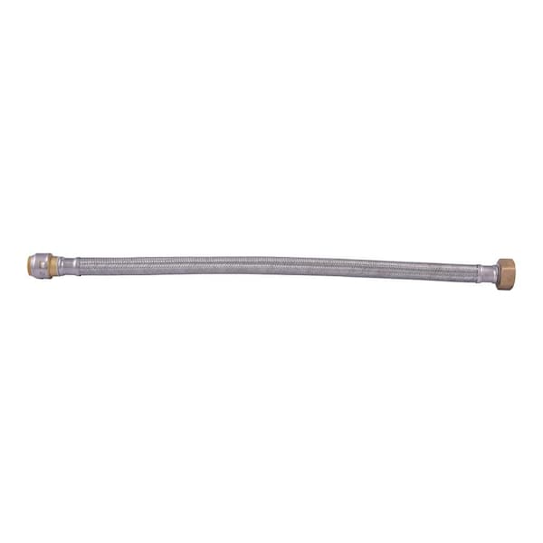 3/4 in. Push-to-Connect x 1 in. FIP x 24 in. Braided Stainless Steel Water Softener Connector (2-Pack) 3/4 in. Push-to-Connect x 1 in. FIP x 24 in. Braided Stainless Steel Water Softener Connector (2-Pack)