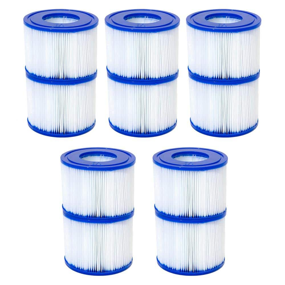 SaluSpa Type VI Inflatable Hot tub Replacement Filter Cartridge (5 Pack) -  Bestway, 5 x 60311E-BW