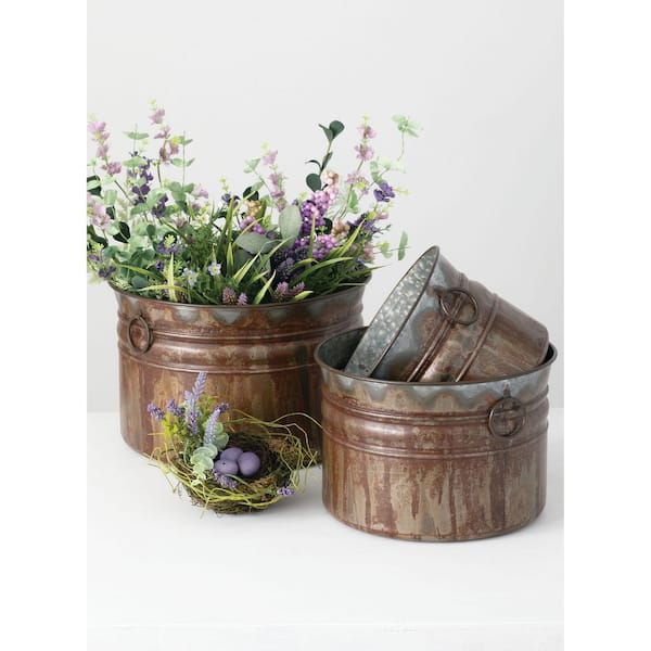 SULLIVANS Artificial 5.5 in. Green Lavender Nest