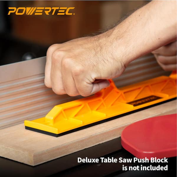 POWERTEC EPDM Rubber Self -Adhesive Push Block Replacement Pad for