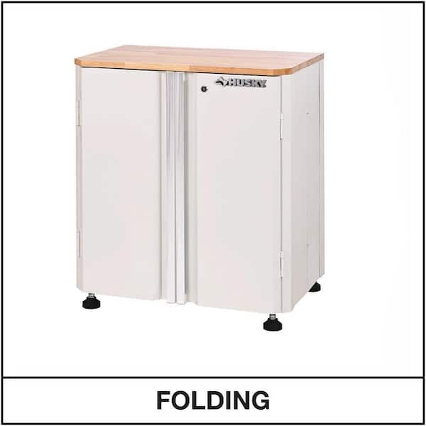 Husky 64 in. W x 72 in. H x 18 in. D HUSKY Folding 22-Gauge Steel