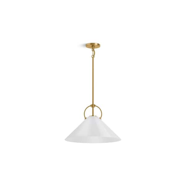 KOHLER Kernen By Studio McGee 1-Light Brushed Moderne Brass