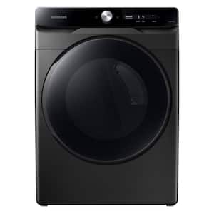 7.5 cu. ft. Smart Stackable Vented Electric Dryer with Super Speed Dry in Brushed Black